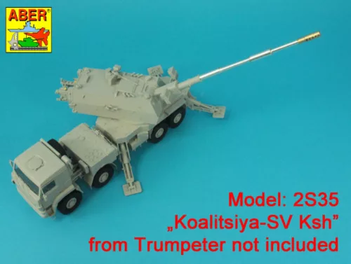 Aber Models 152mm 2A88 barrel to Russian 2S35-1 SPH MSTA-S Koalitsiya-SV - 152 mm-es 2A88 lövegcső – orosz 2S35-1 SPH MSTA-S Koalitsiya-SV