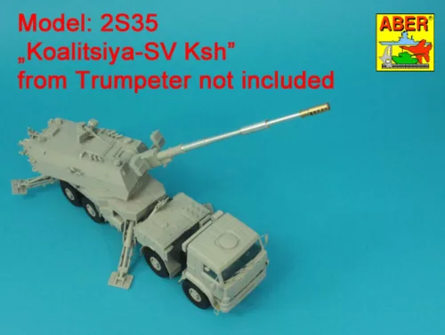 Aber Models 152mm 2A88 barrel to Russian 2S35-1 SPH MSTA-S Koalitsiya-SV - 152 mm-es 2A88 lövegcső – orosz 2S35-1 SPH MSTA-S Koalitsiya-SV