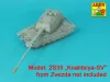 Aber Models 152mm 2A88 barrel to Russian 2S35-1 SPH MSTA-S Koalitsiya-SV - 152 mm-es 2A88 lövegcső – orosz 2S35-1 SPH MSTA-S Koalitsiya-SV