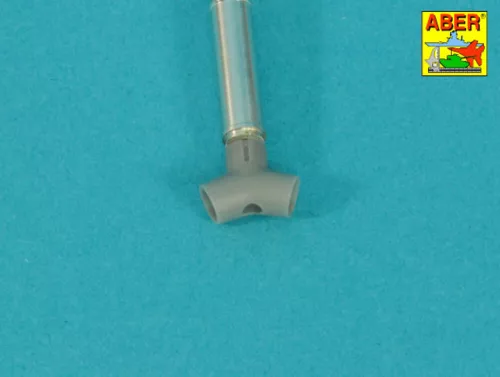 Aber Models 90 mm barrel Y-Shaped Muzzel Brake without mantlet for M47 - 90 mm-es lövegcső Y alakú csőszájfékkel, lövegpajzs nélkül – M47-hez