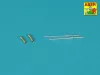 Aber Models Set of 2 barrels for U.S cal .50 Browning M2 HB - amerikai .50-es Browning M2 HB géppuskacsövek – 2 db