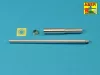Aber Models Germ.88 mm Kw.K. 43 L/71 E-50 Barrel (two part) - német 88 mm-es Kw.K. 43 L/71 E-50 lövegcső (kétrészes)
