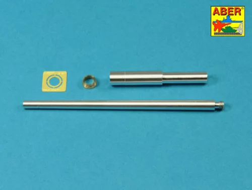Aber Models Germ.88 mm Kw.K. 43 L/71 E-50 Barrel (two part) - német 88 mm-es Kw.K. 43 L/71 E-50 lövegcső (kétrészes)