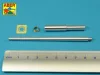 Aber Models Germ.88 mm Kw.K. 43 L/71 E-50 Barrel (two part) - német 88 mm-es Kw.K. 43 L/71 E-50 lövegcső (kétrészes)