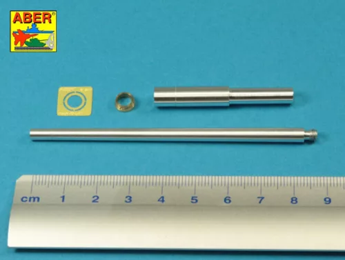 Aber Models Germ.88 mm Kw.K. 43 L/71 E-50 Barrel (two part) - német 88 mm-es Kw.K. 43 L/71 E-50 lövegcső (kétrészes)