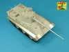 Aber Models Germ.88 mm Kw.K. 43 L/71 E-50 Barrel (two part) - német 88 mm-es Kw.K. 43 L/71 E-50 lövegcső (kétrészes)