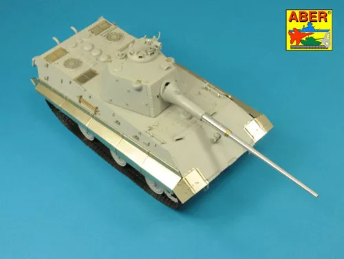 Aber Models Germ.88 mm Kw.K. 43 L/71 E-50 Barrel (two part) - német 88 mm-es Kw.K. 43 L/71 E-50 lövegcső (kétrészes)