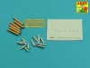 Aber Models German ammunition set for12,8cm K.40 (Pz.Sfl.) Sturer Emil - német 12,8 cm-es K.40 (Pz.Sfl.) Sturer Emil – lőszerkészlet