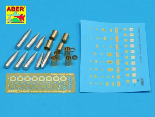 Aber Models German ammunition for sFH 18 - német lőszerkészlet