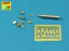 Aber Models Soviet rocket 9M14 Malyutka - szovjet 9M14 Malyutka páncéltörő rakéta – részletező készlet