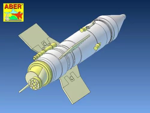 Aber Models Soviet rocket 9M14 Malyutka - szovjet 9M14 Malyutka páncéltörő rakéta – részletező készlet