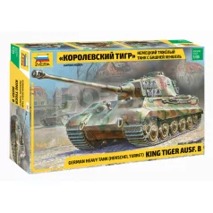   Zvezda King Tiger Ausf. B /Henschel Turret/ German Heavy Tank makett 1:35 (3601Z)