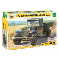   Zvezda GAZ-AA Soviet Army 1,5 Ton Truck WWII makett 1:35 (3602Z)