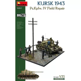   MiniArt Kursk 1943. Pz.Kpfw. IV Field Repair. Big Set – 1:35 dioráma makett