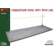 MiniArt Cobblestone Road w/Tram Line (Injection Mold) – 1:35 dioráma-kiegészítő