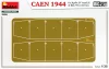 MiniArt Caen 1944: Pz.Kpfw.IV Ausf.H & Kfz.70 w/Crews. Big Set – 1:35 dioráma makett