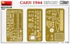 MiniArt Caen 1944: Pz.Kpfw.IV Ausf.H & Kfz.70 w/Crews. Big Set – 1:35 dioráma makett