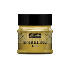 Pentart Csillogó gél 50 ml átlátszó arany 36074