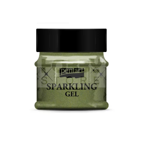 Pentart Csillogó gél 50 ml olíva arany 36079