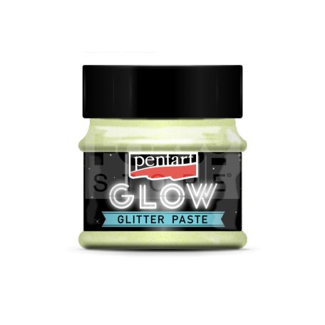Pentart Glow glitterpaszta 50 ml szivárvány kék 36088