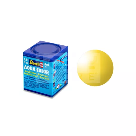 Revell Aqua Color - Yellow Gloss - akril makett festék 36112