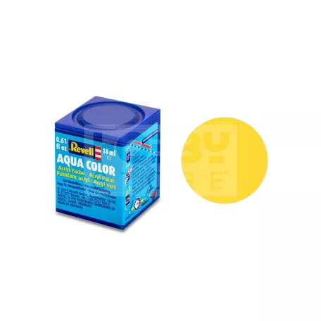Revell Aqua Color - Yellow Matt - akril makett festék 36115