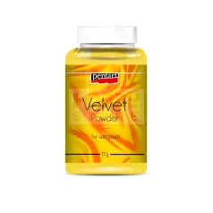 Pentart Bársonypor citromsárga 80 ml 36128