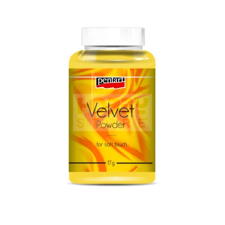 Pentart Bársonypor citromsárga 80 ml 36128