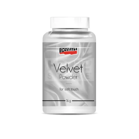 Pentart Bársonypor fehér 80 ml 36129