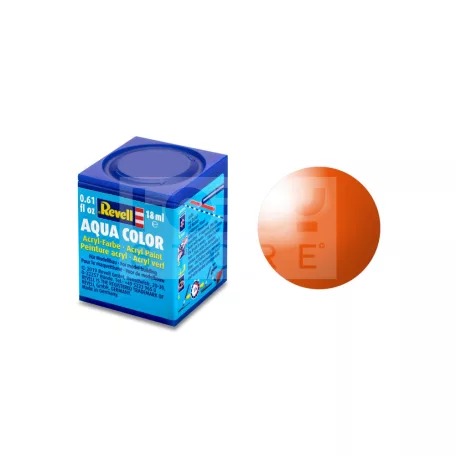 Revell Aqua Color - Orange Gloss - akril makett festék 36130