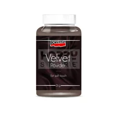 Pentart Bársonypor földbarna 80 ml 36131