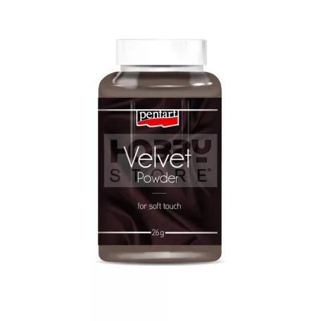 Pentart Bársonypor földbarna 80 ml 36131