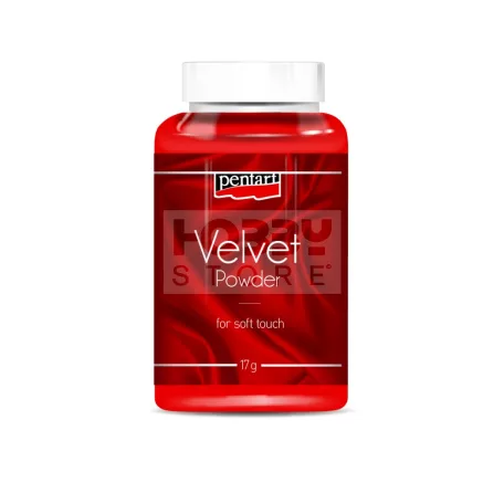 Pentart Bársonypor piros 80 ml 36134