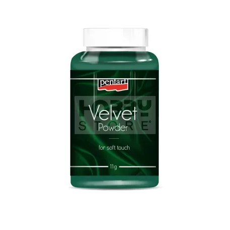 Pentart Bársonypor zöld 80 ml 36135