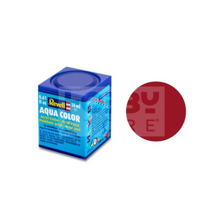 Revell Aqua Color - Carmine Red Matt - akril makett festék 36136