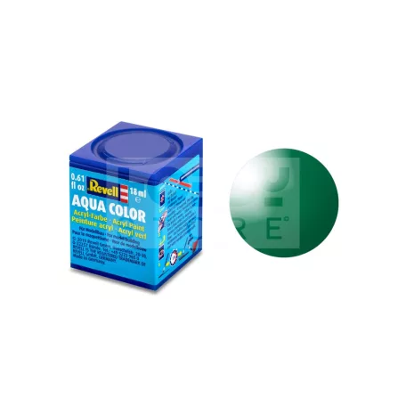 Revell Aqua Color -Emerald Green Gloss - akril makett festék 36161