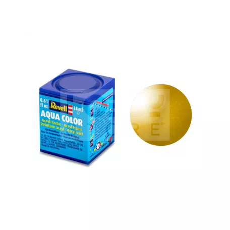 Revell Aqua Color -Brass Metallic - akril makett festék 36192