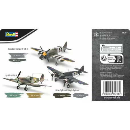 Revell makett festék szett RAF WWII 36201R