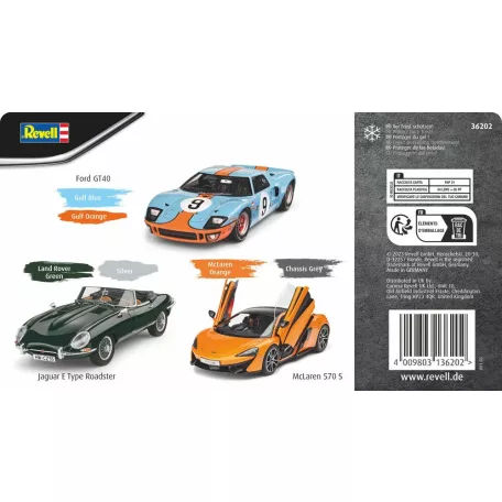 Revell makett festék szett Sportscar 36202R