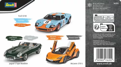 Revell makett festék szett Sportscar 36202R