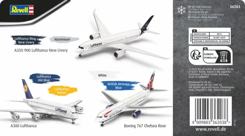 Revell makett festék szett Modern Airliner 36203R