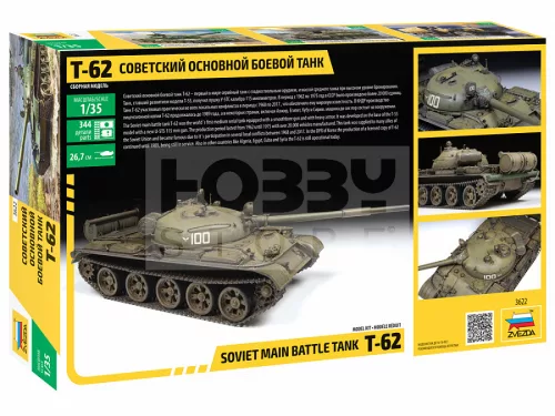 Zvezda T-62 Soviet Main Battle Tank makett 1:35 (3622Z)