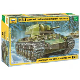   Zvezda KV-1 Soviet heavy tank mod. 1940 with L-11 gun makett 1:35 (3624Z)