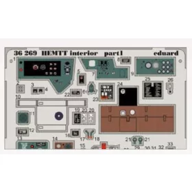   Eduard Accessories HEMTT interior for Italeri - HEMTT belsőtér-részletező készlet