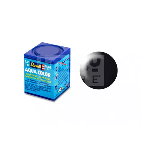 Revell Aqua Color -Black Silk - akril makett festék 36302