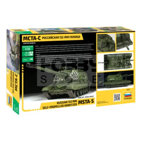 Zvezda MSTA Self Propelled Howitzer makett 1:35 (3630Z)