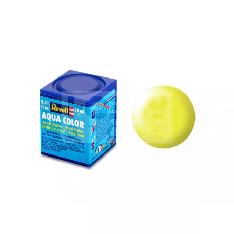 Revell Aqua Color -Luminous Yellow Silk - akril makett festék 36312