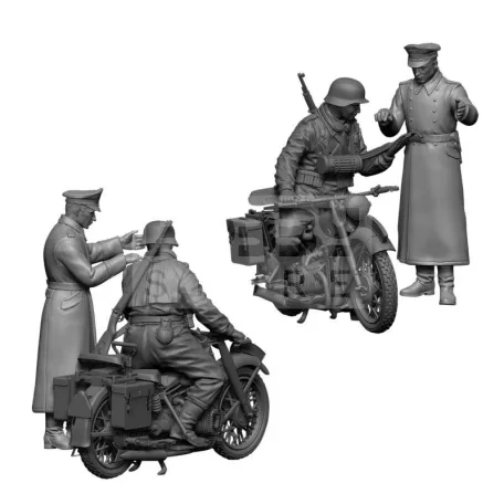 Zvezda German WWI Single Motorcycle makett 1:35 (3632Z)