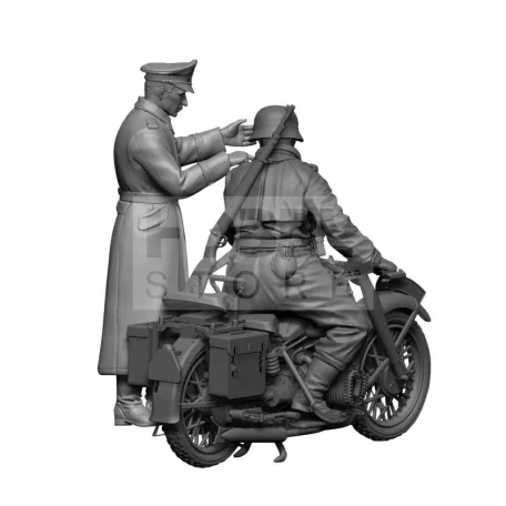 Zvezda German WWI Single Motorcycle makett 1:35 (3632Z)