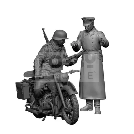 Zvezda German WWI Single Motorcycle makett 1:35 (3632Z)